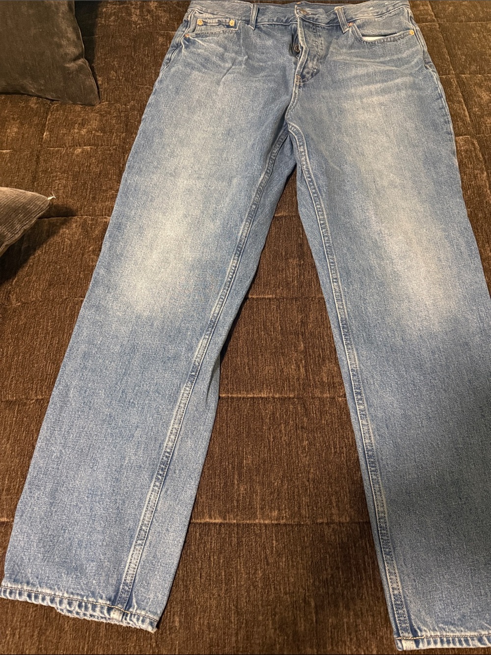 GAP Men's Light Wash Straight Jeans
